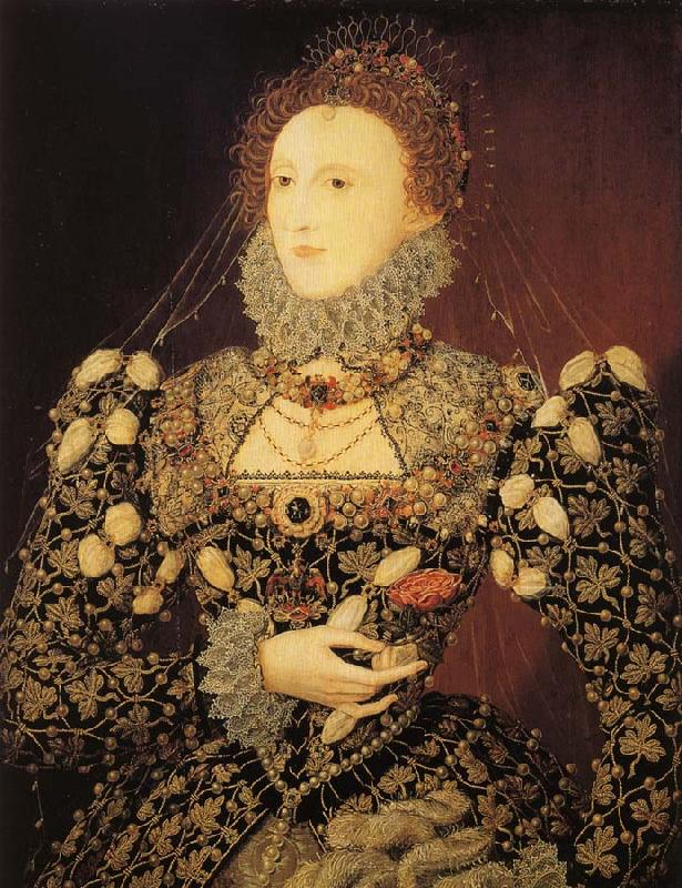 Nicholas Hilliard Queen Elizabeth I oil painting picture